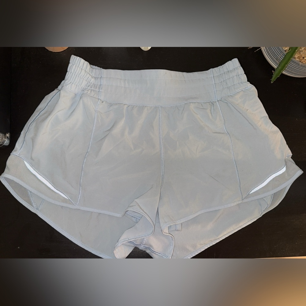 Light Blue Lululemon Shorts